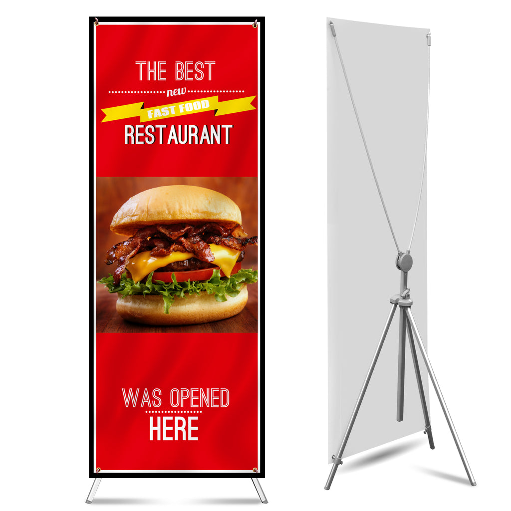 Portable X Stand Banner with Travel Bag F3494