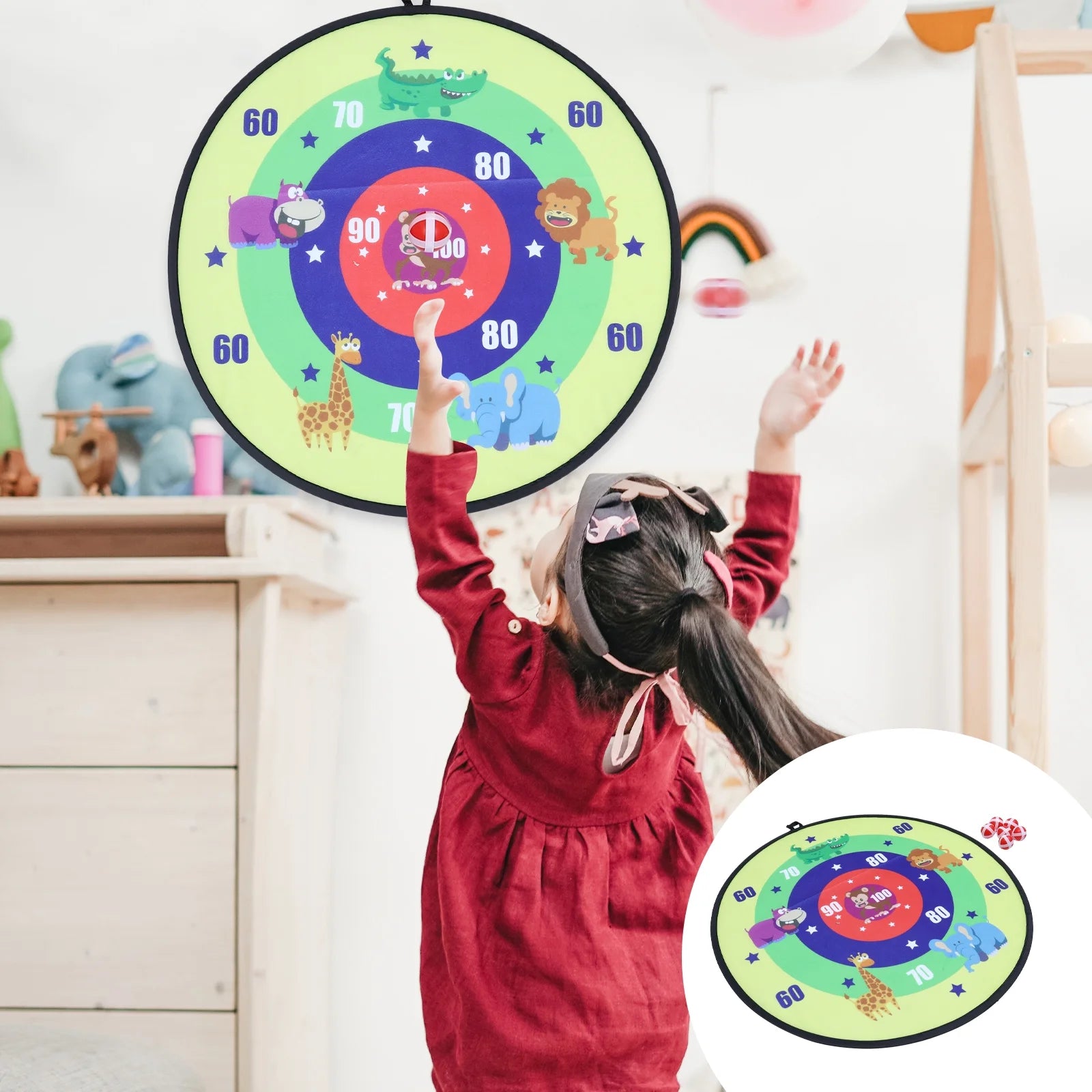 Electronic Magnetic Dart Board Game Set R3407