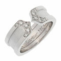 K18 White Gold Diamond Ring K80154