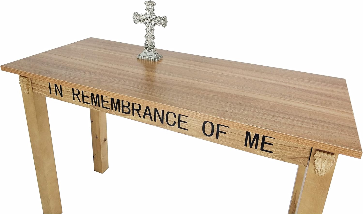 45" L x 28" D x 29" H Wood Communion Table W897583