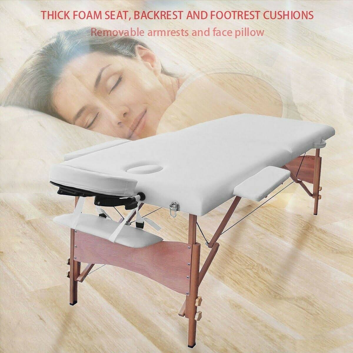 Black Massage Table with Carry Case P826