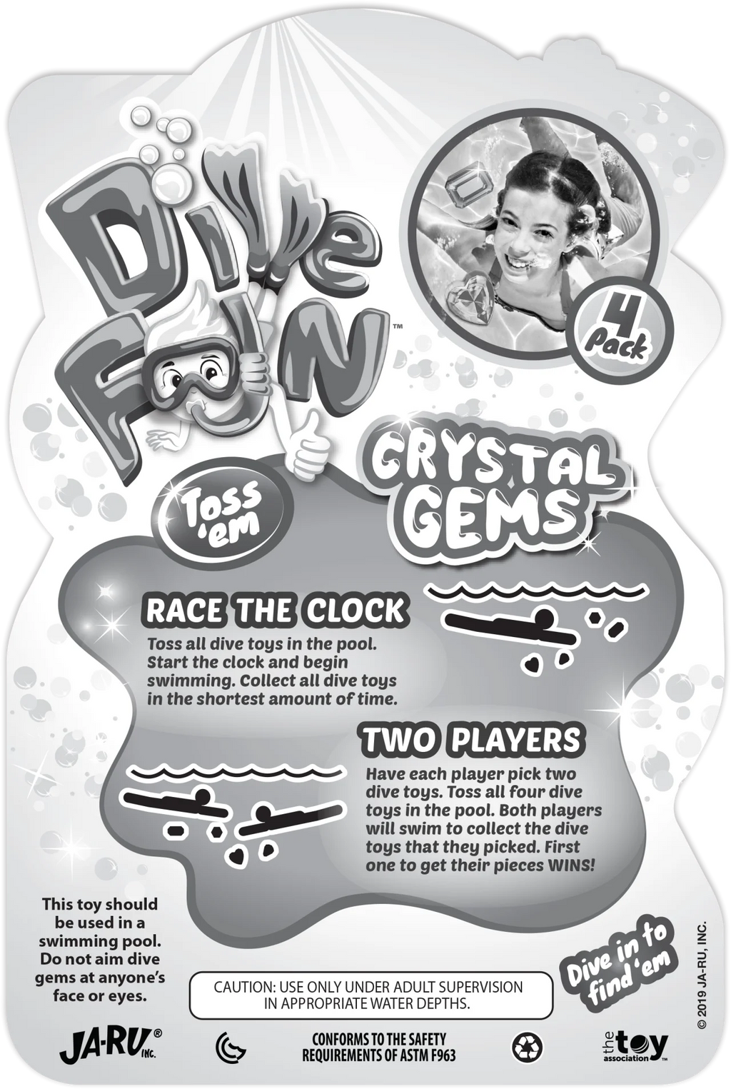 Diving Gems Dive Crystals Swimming Pool Dive Toys Sinker for Kids X42499