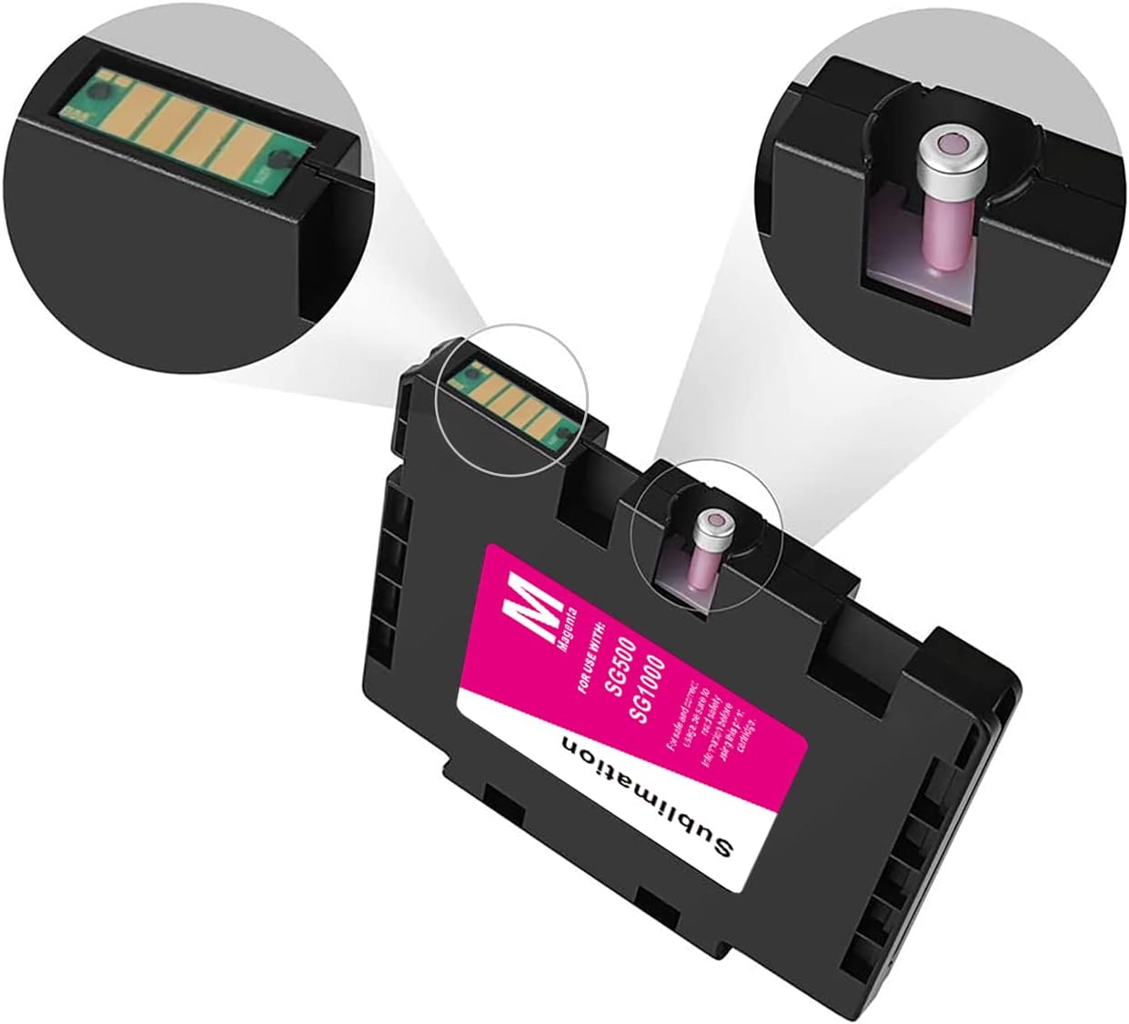 Sublimation Ink Cartridge 4-Pack for Sawgrass Virtuoso SG500 SG1000 Printer R694