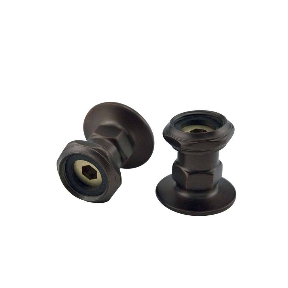 Oil Rubbed Bronze Straight Wall Mount Coupler B6770