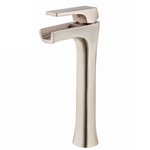 Polished Chrome Single Hole Vessel Bathroom Faucet Y438