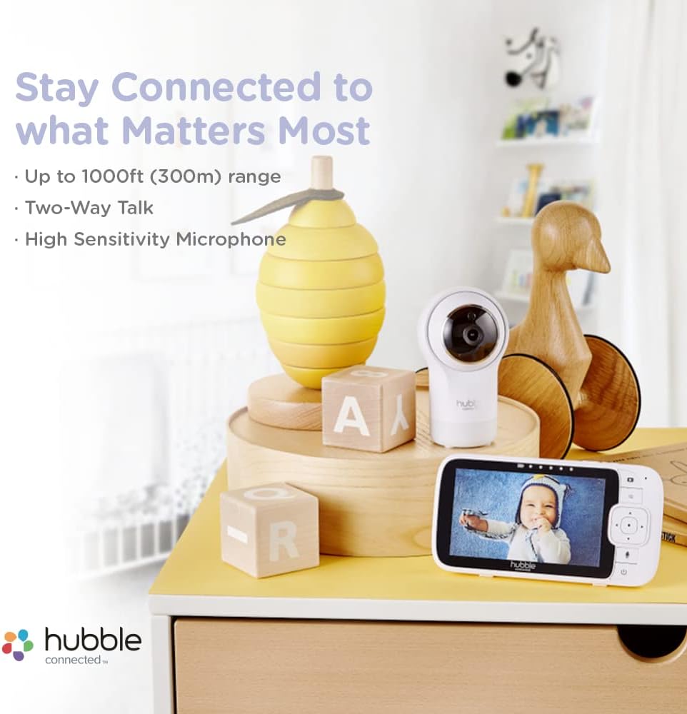 5 Video Baby Monitor with 2 Cameras, Night Vision S9194