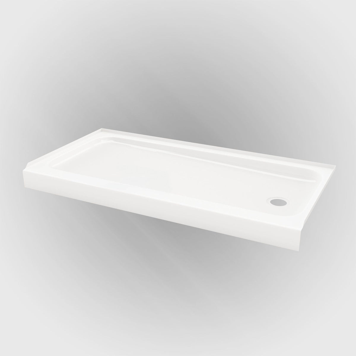 White Rectangular Shower Base M8533