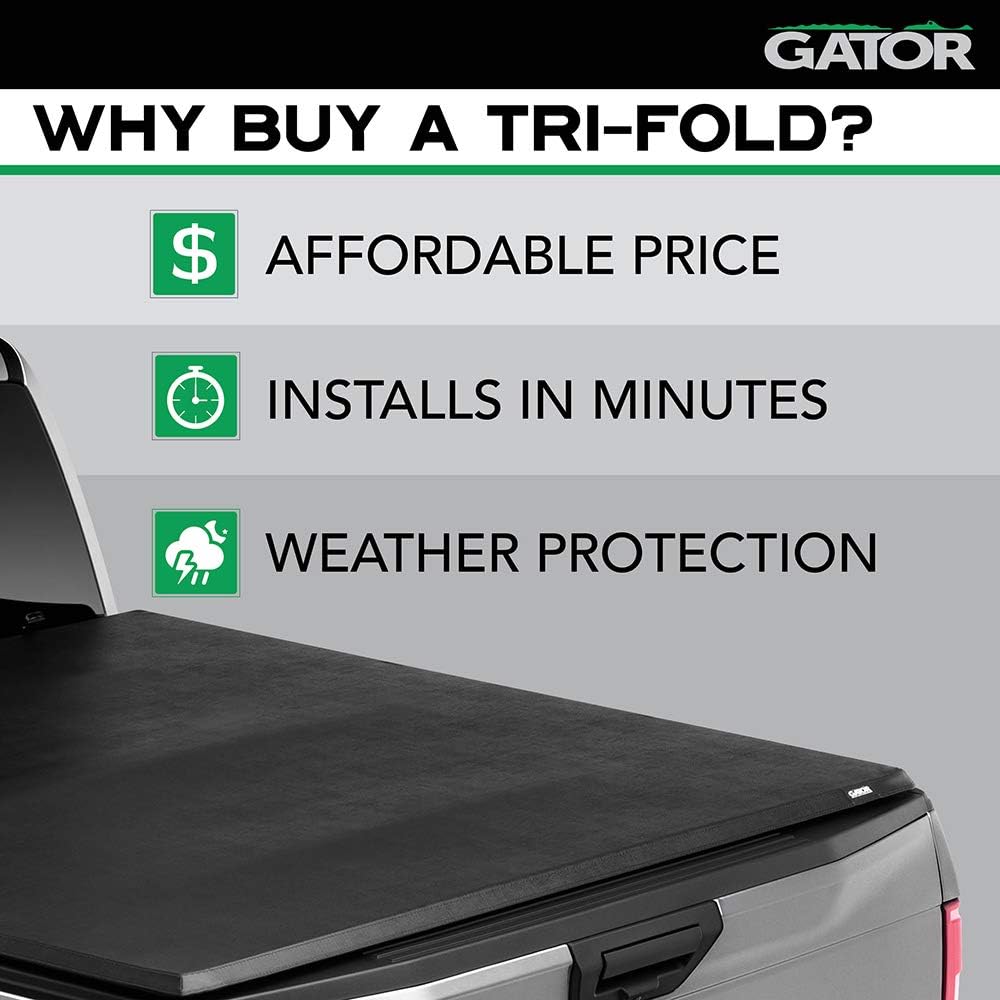 Soft Tri-Fold Truck Bed Tonneau Cover M3491