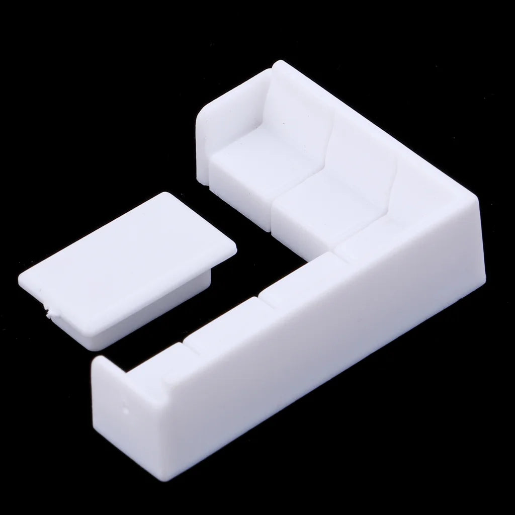 White Dollhouse Tea Table Sofa Furniture S810