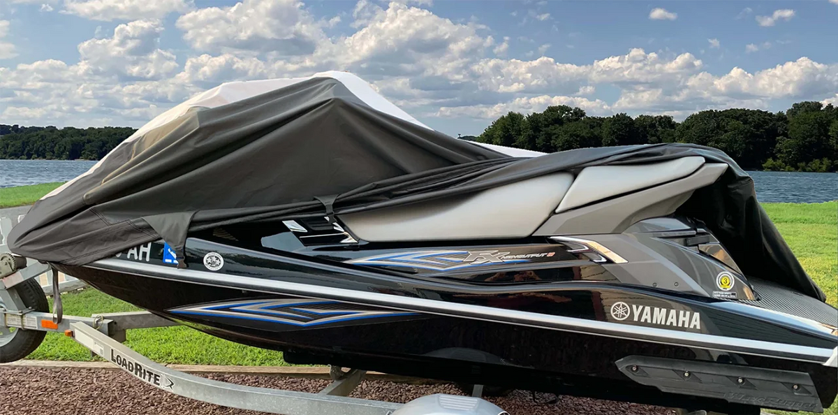 Black/Grey Jet Ski PWC Cover B49719