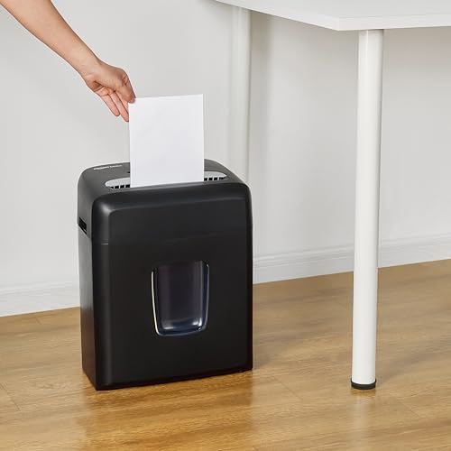 6 Sheet Micro Cut Paper Shredder, Black G27632