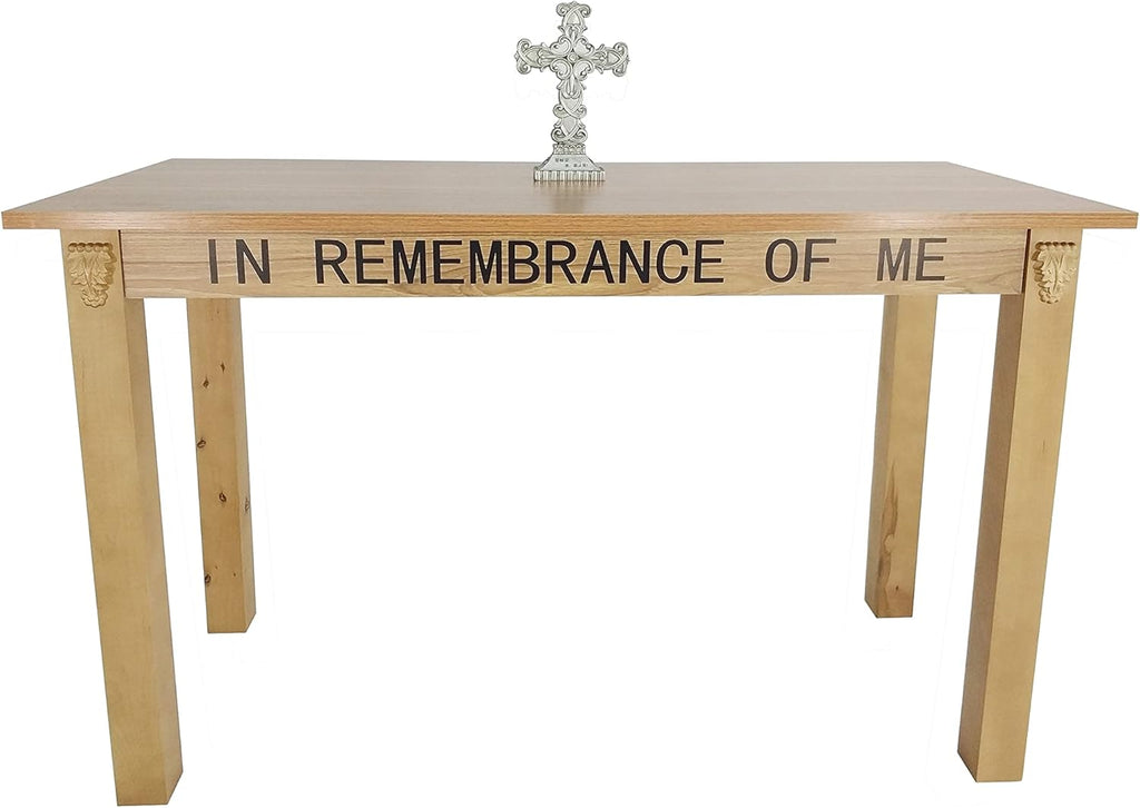 45" L x 28" D x 29" H Wood Communion Table W897583