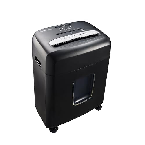 6 Sheet Micro Cut Paper Shredder, Black G27632