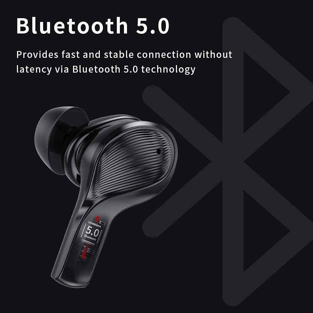 True Wireless Earbuds with 4 Noise Cancelling Microphones, ANC 8.0, Touch Control, USB C, 40H Playtime M711