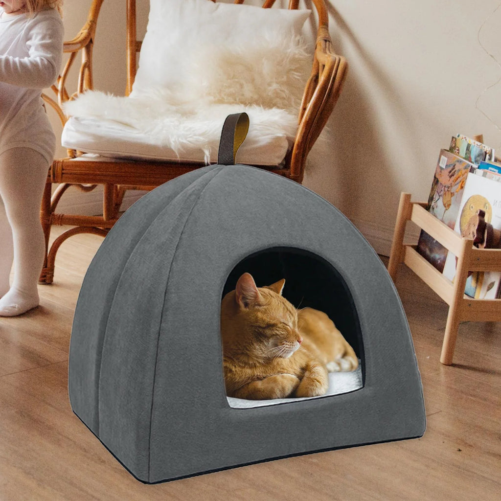 Gray Cat Nest Tent Y378944