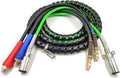 3-in-1 Air Line Hose and ABS 7 Way Electrical Assemblies for Truck (12 foot) K2636