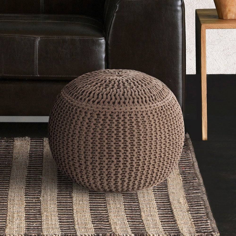 Blue Indian Pouf H471