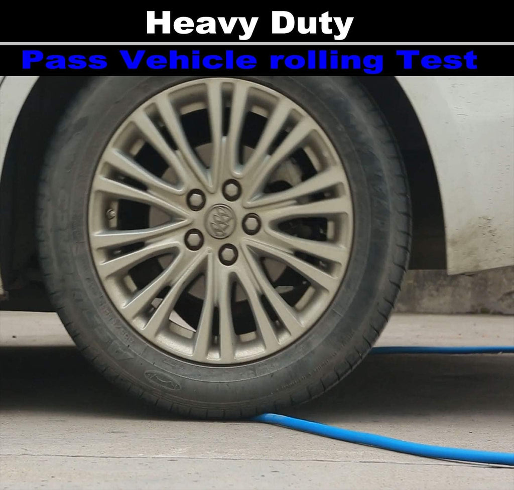 Heavy Duty Hybrid Garden Water Hose 5/8-Inch by 100-Feet, Blue, Pack of 2 H15033