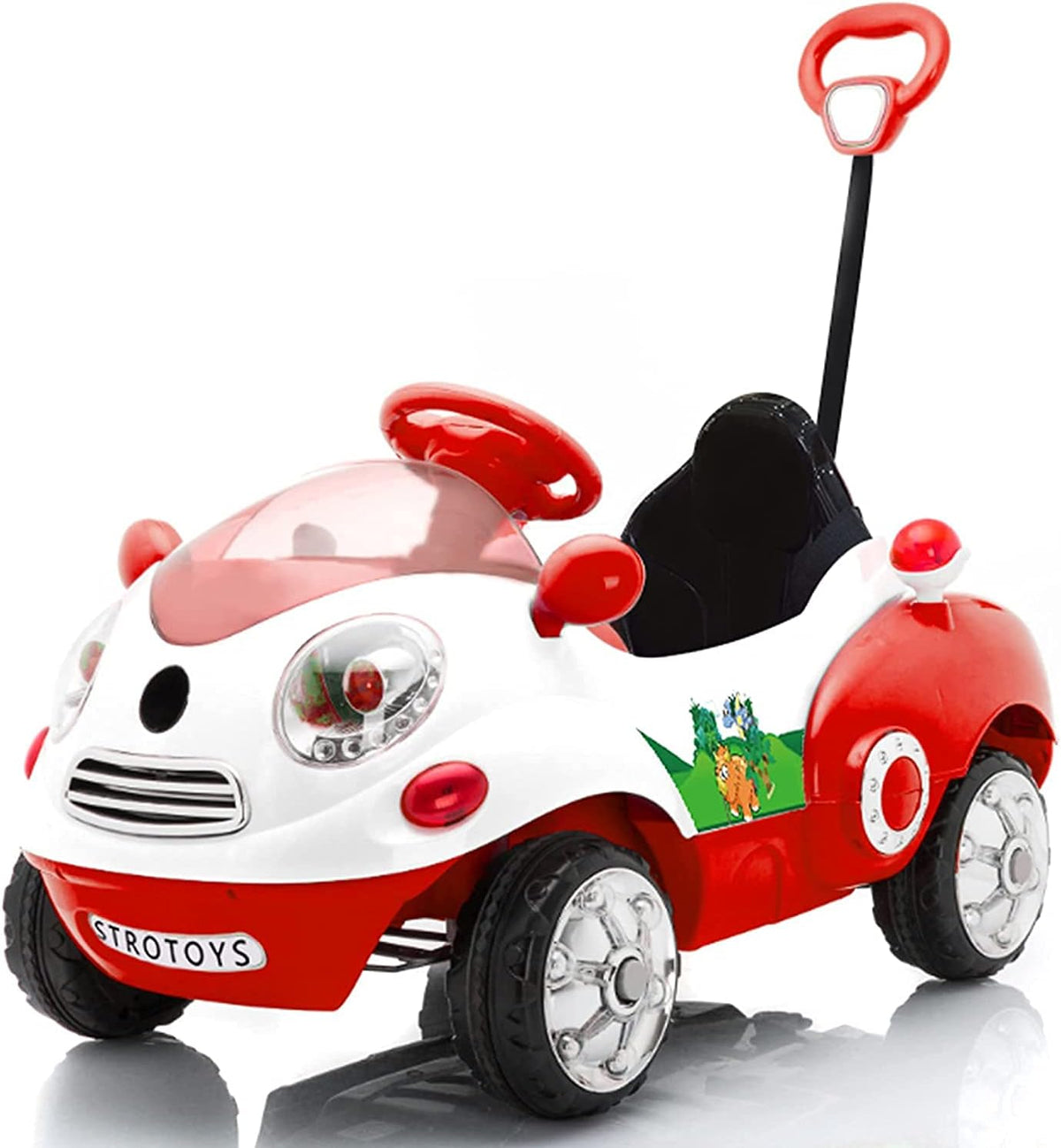 Blue Ride On Push Car with Remote Control N498