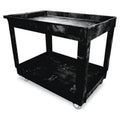 Black 2-Shelf Utility Cart M40147