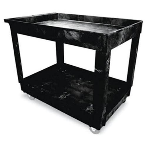 Black 2-Shelf Utility Cart M40147