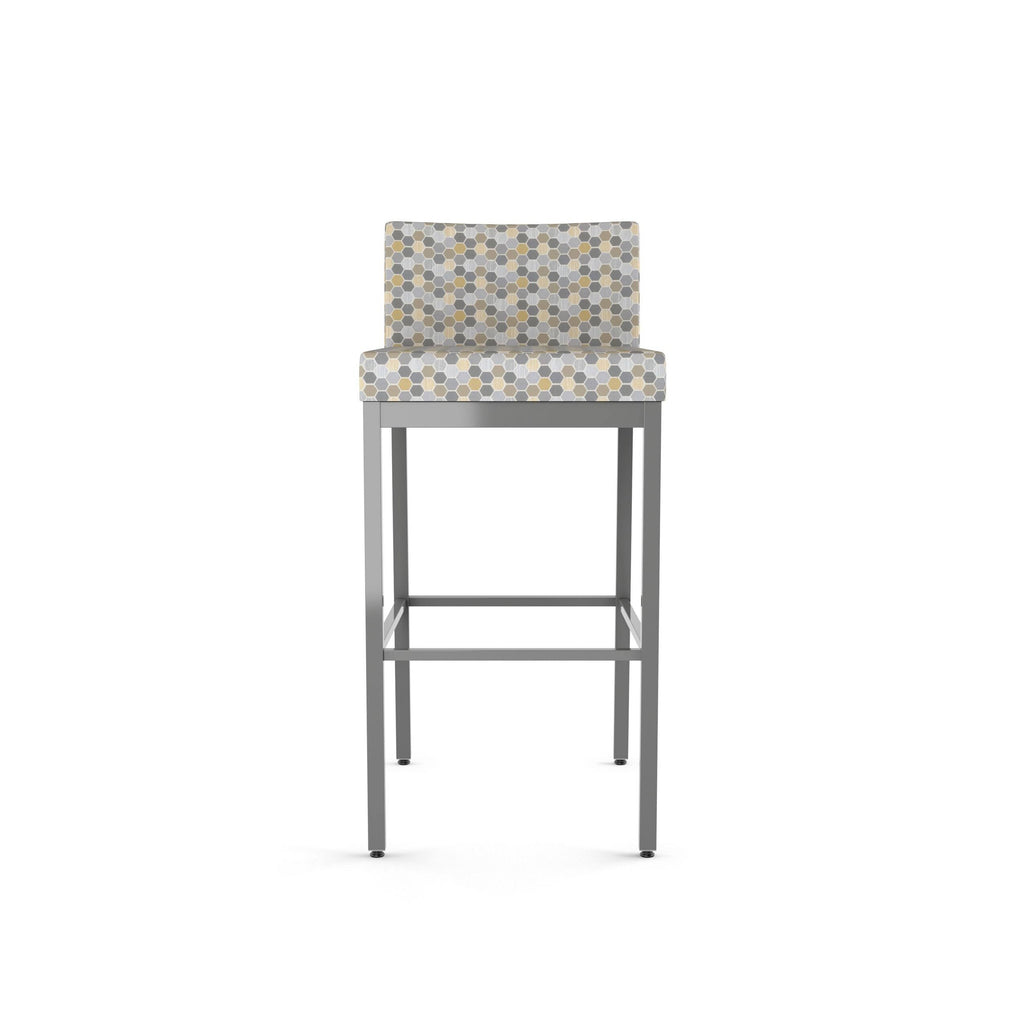 Cream Faux Leather Bar Stool F7872