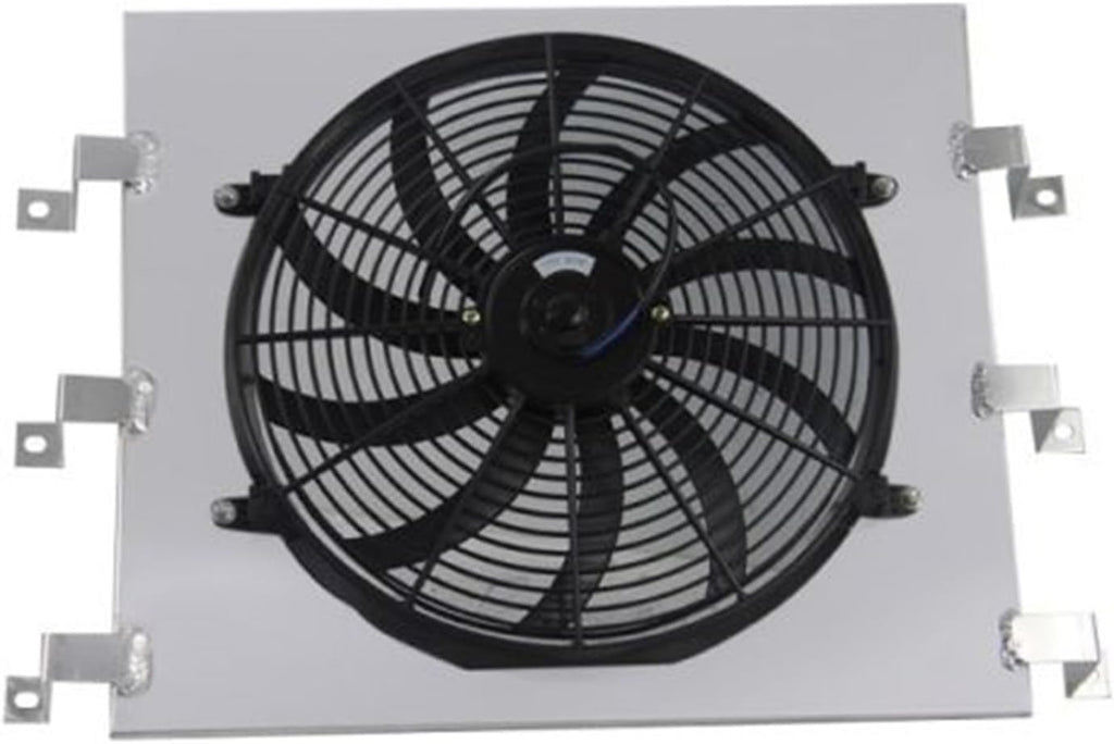 62MM 4 Row Core Aluminum Radiator with Fan Shroud C998009
