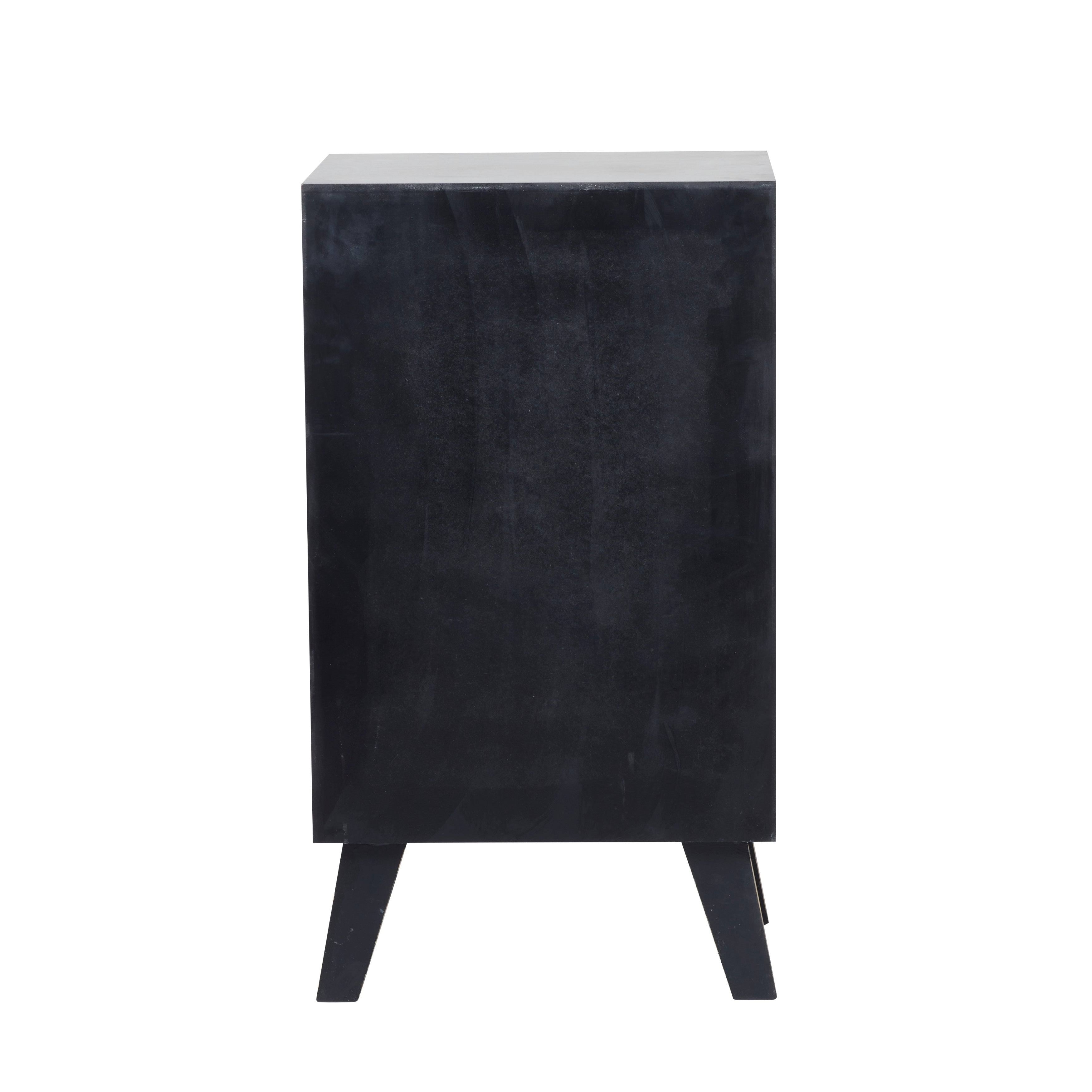 Black MDF Cabinet R500056