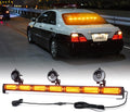 31" COB LED Emergency Traffic Advisor Strobe Light Bar, White/Red, Pack of 2 I299