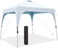White Pop Up Canopy Tent with Wheeled Bag V783716