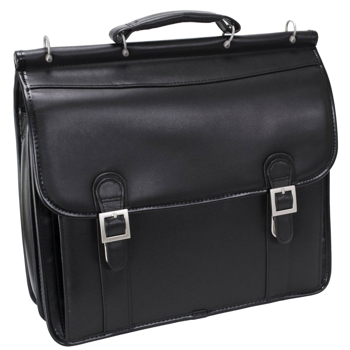 Brown Double Compartment Laptop Case P68219