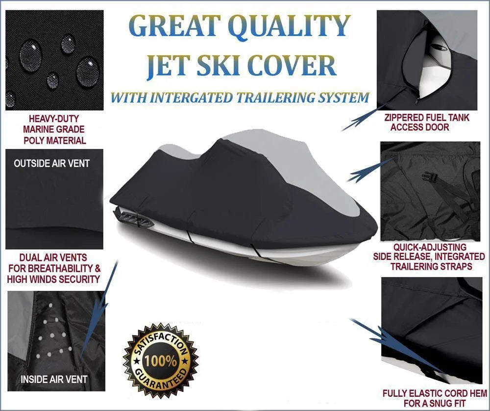 Black/Grey Jet Ski PWC Cover B49719