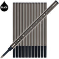 Rollerball Pen Refill, 12 Black P586358