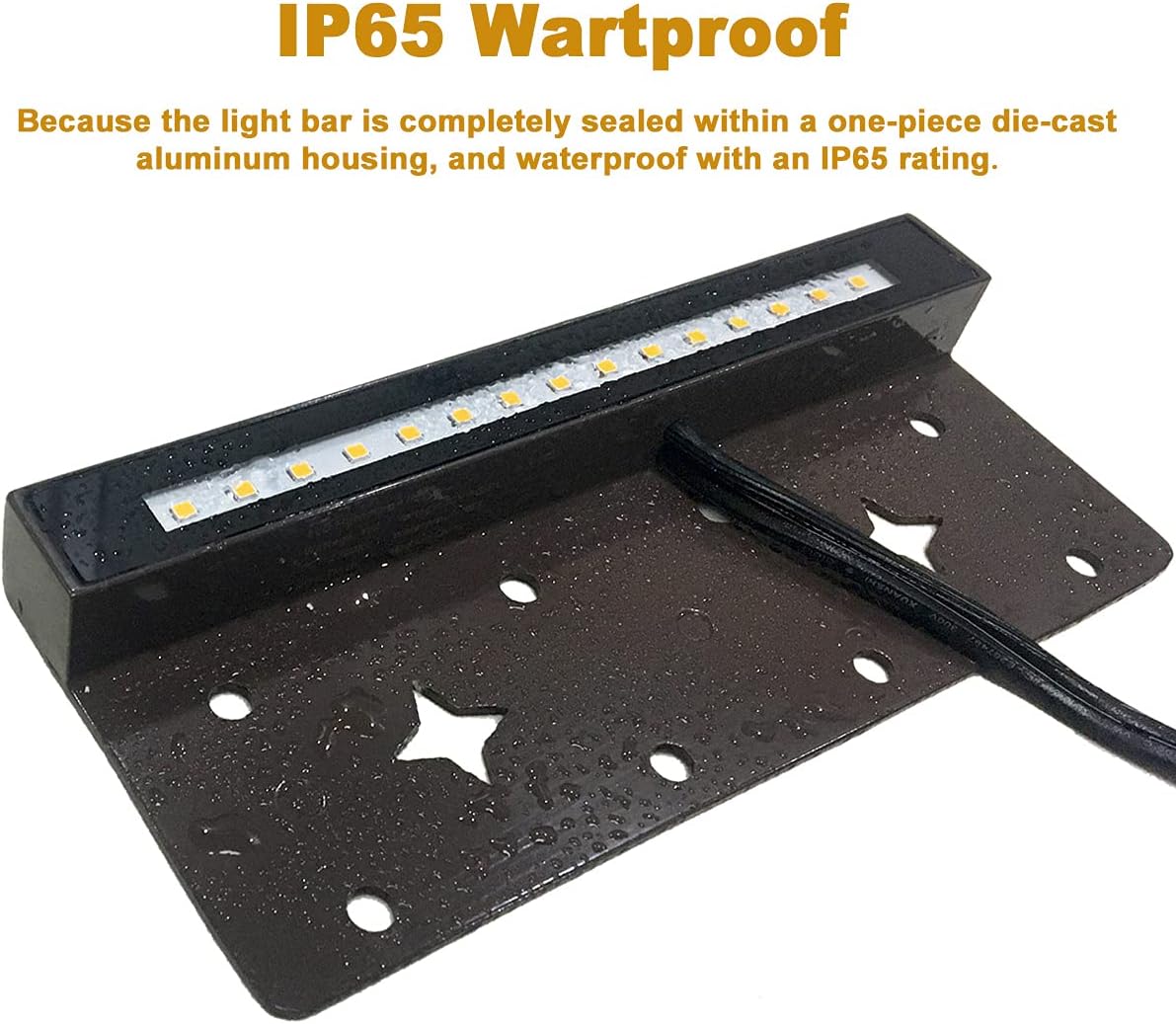 8-Pack 7 Inch 4W LED Retaining Wall Lights, 12V AC/DC Low Voltage, IP65 Waterproof, Soft White 2700K N660