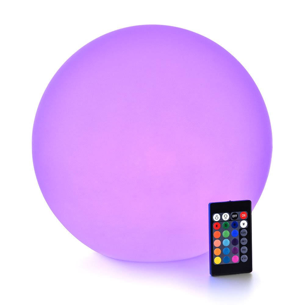 RGB Colors 12-Inch Cordless Floating Pool Light W3850
