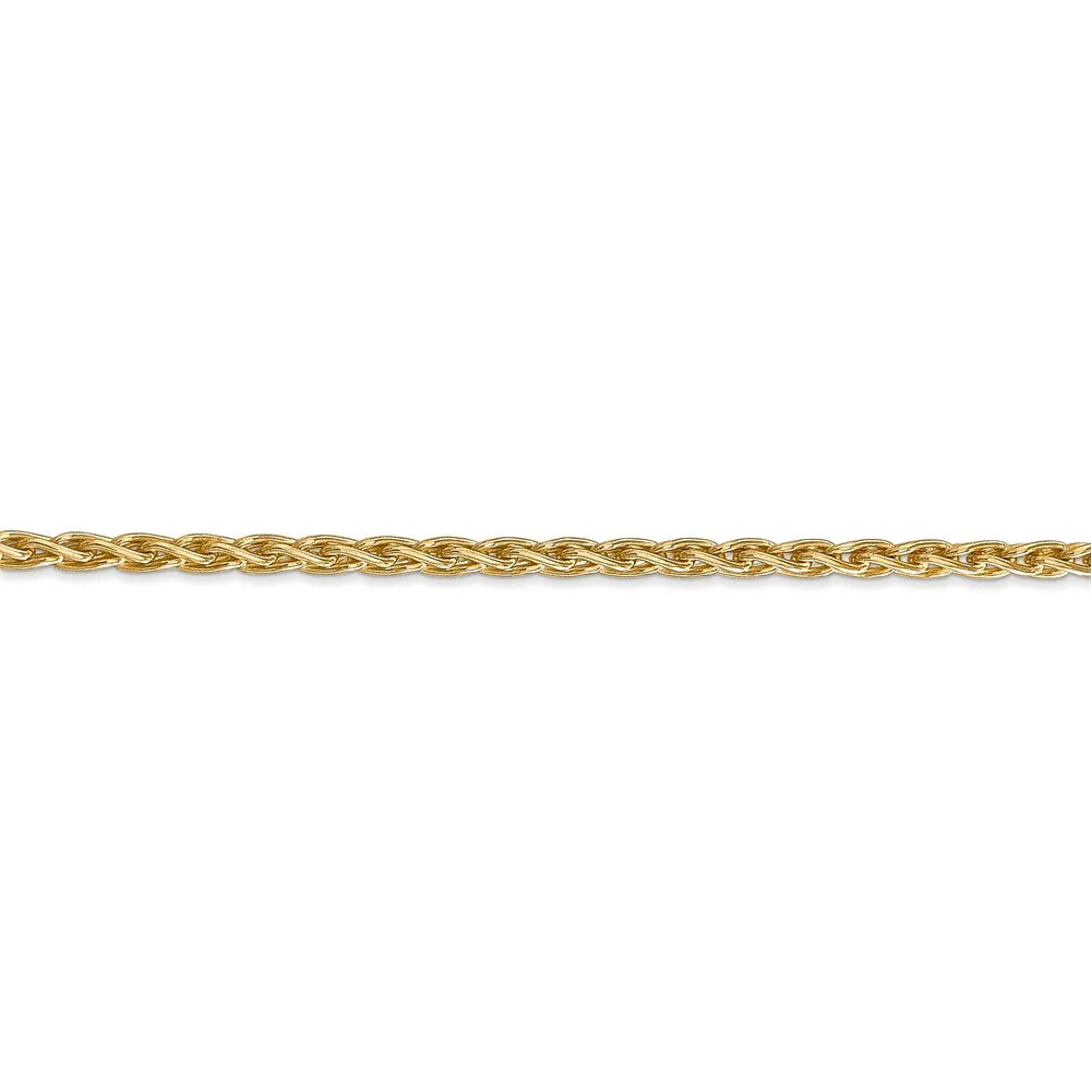 14kt Yellow Gold 16 inch Wheat Chain with Lobster Clasp A53501
