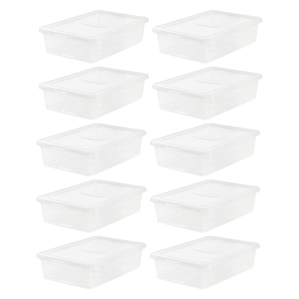 28 Qt Plastic Storage Bin - 10 pack P95722