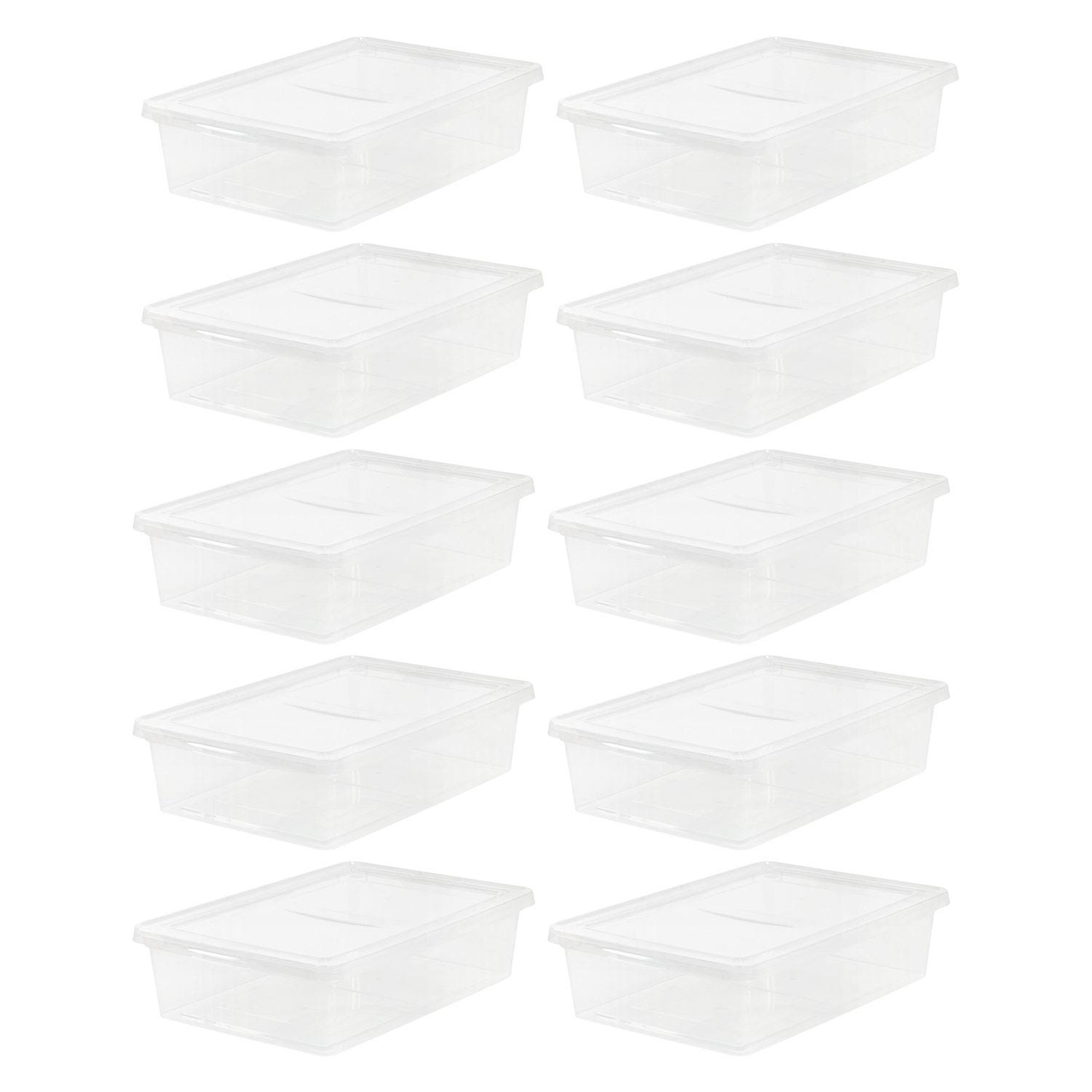 28 Qt Plastic Storage Bin - 10 pack P95722