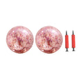 4 Pcs Glitter Ball and Pump Set M7591
