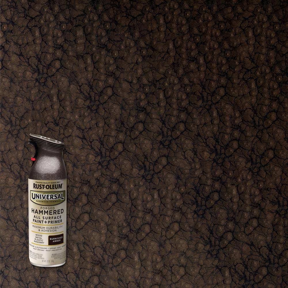 11 oz All Surface Hammered Burnished Amber Spray Paint and Primer (6-Pack) E68829