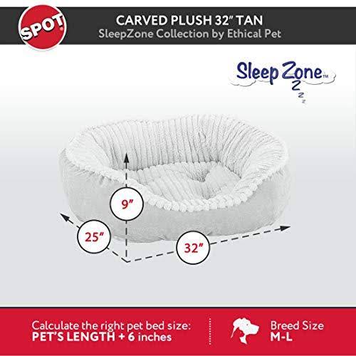Tan Plush Cuddler Step-In Bed S135