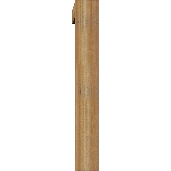6x22W x 32x22D x 44x22H Rough Sawn Bracket with Offset Brace, Western Red Cedar B757