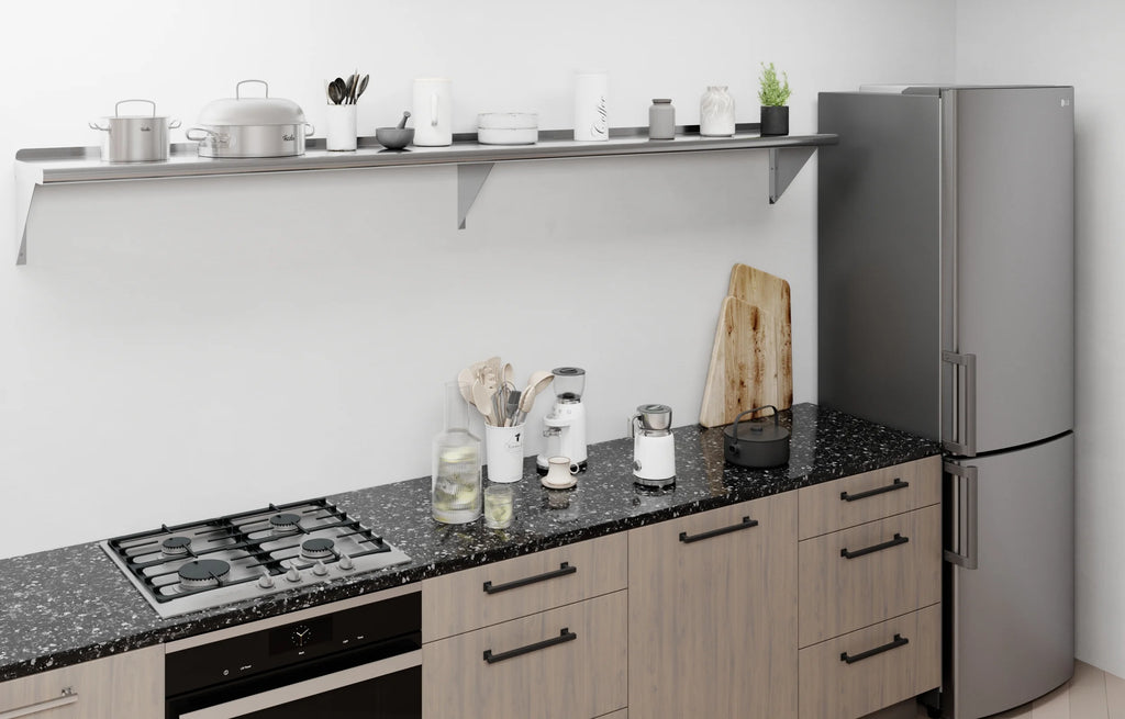 96" x 12" Stainless Steel Wall Shelf C2765