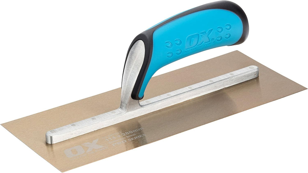 4.75" x 14" Stainless Steel Plaster Finishing Trowel, Pack of 2 N577