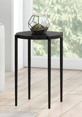 Blackened Bronze Side Table W8386
