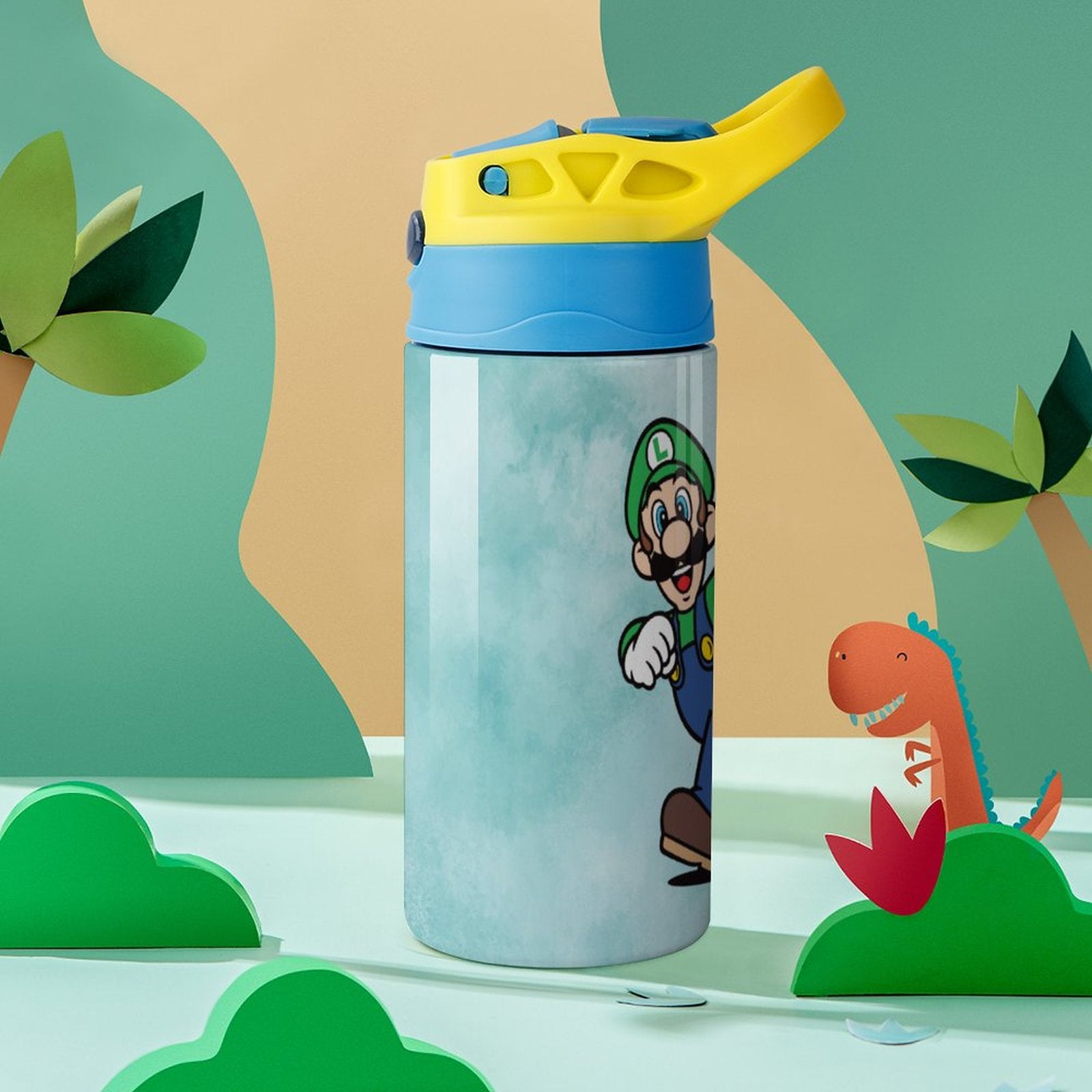 Insulated Stainless Steel Water Bottle with Straw Leak-Proof P45161