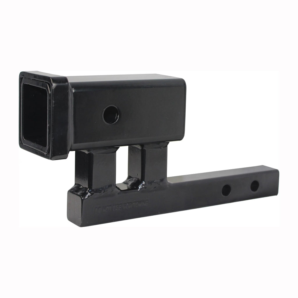 1-1/4" to 2" Hitch Adapter with 4" Rise and 3-3/8" Drop N239