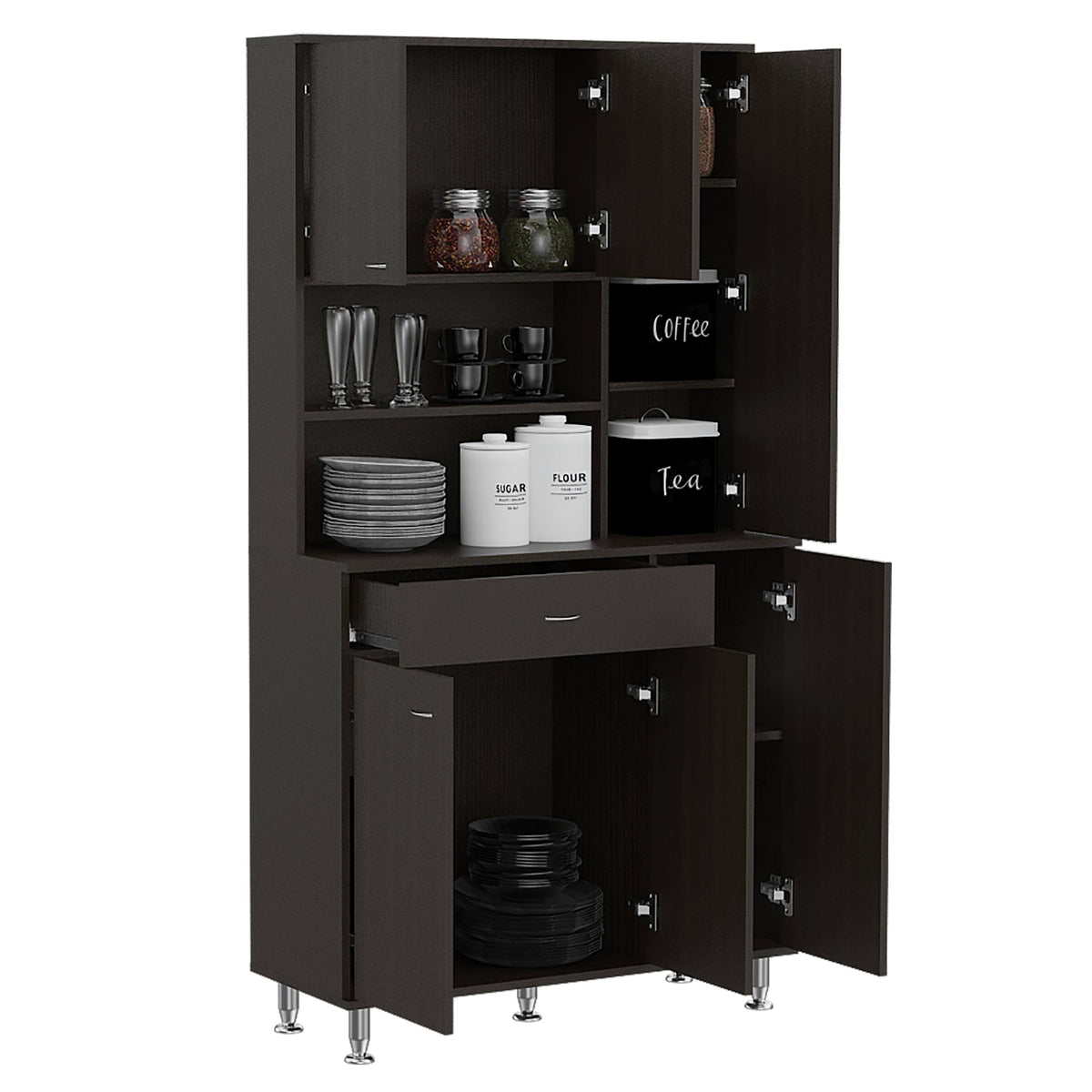 White Pantry Cabinet Z849