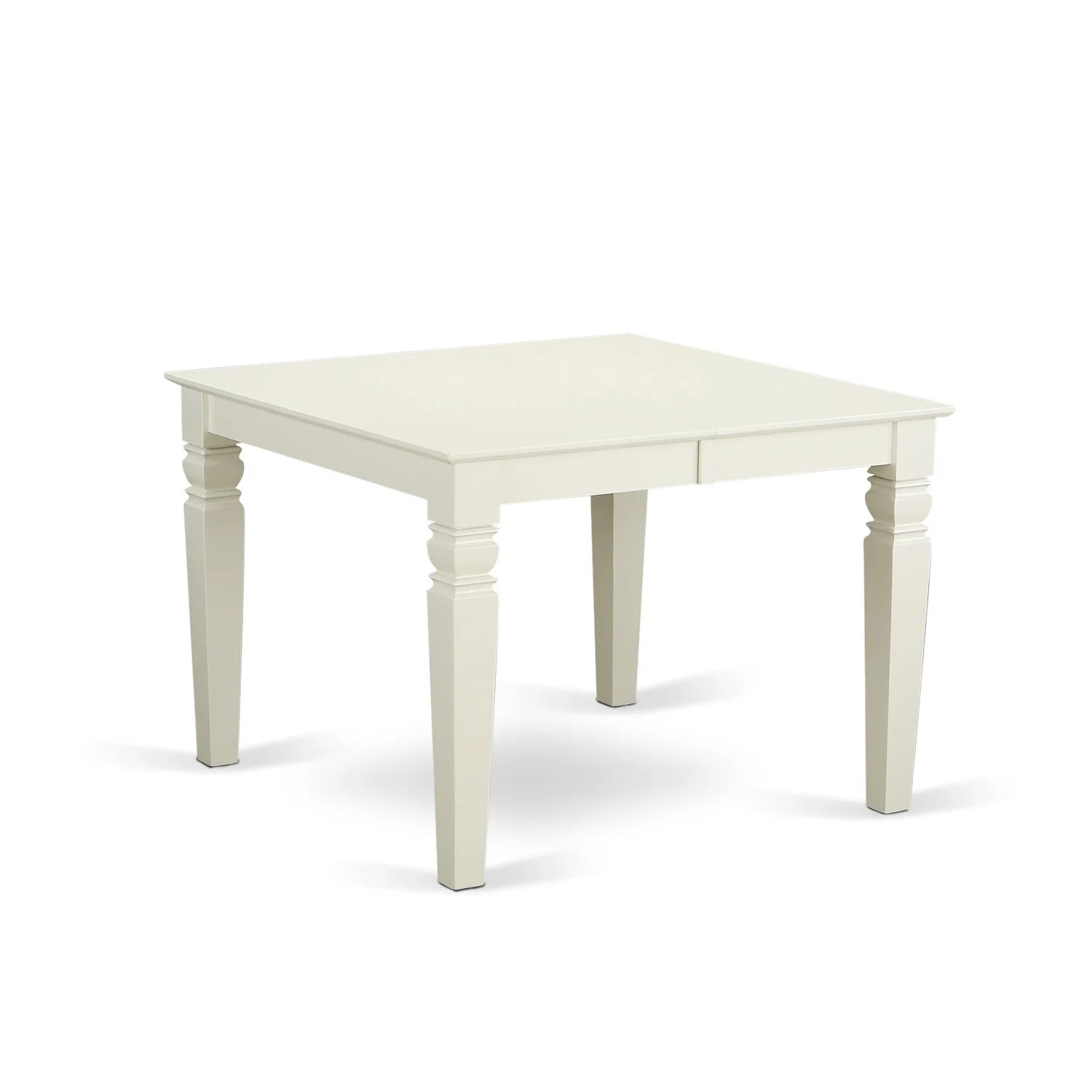 7 Pc Dining Set with Faux Leather Chairs in Linen White X438669