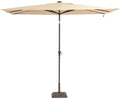 Cafe Aluminum Solar Patio Umbrella Y3678